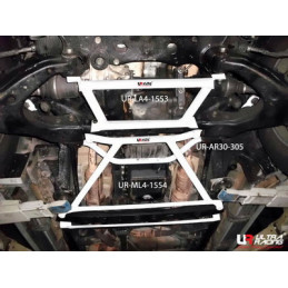 Toyota Land Cruiser 100 98-07 Ultra Racing 4-Points Barre centrale inférieure 