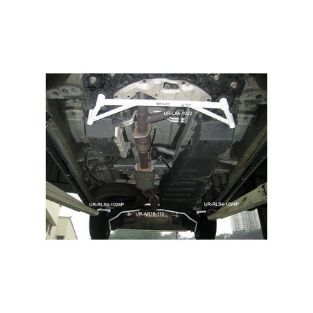 Toyota Previa 06+ 2.4/3.5 Ultra Racing 2x 2-Points Barres latérales inférieures arrière 