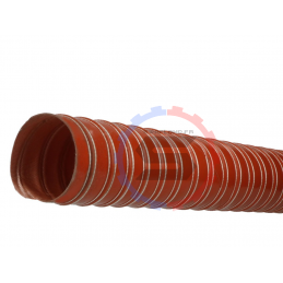 Gaine de ventilation BOA rouge Ø 76 mm longueur 2 mètres - SWAPLAND - 2