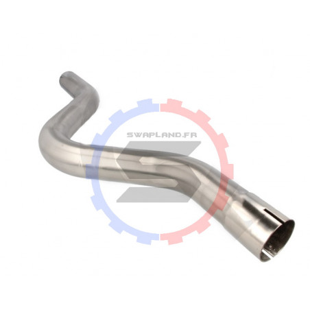 Tube chapeau de gendarme échappement inox diamètre 51 emmanchement simple - SWAPLAND