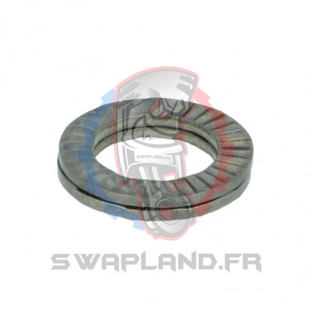 Rondelle de sécurité acier autobloquante double M10 fine -SWAPLAND-