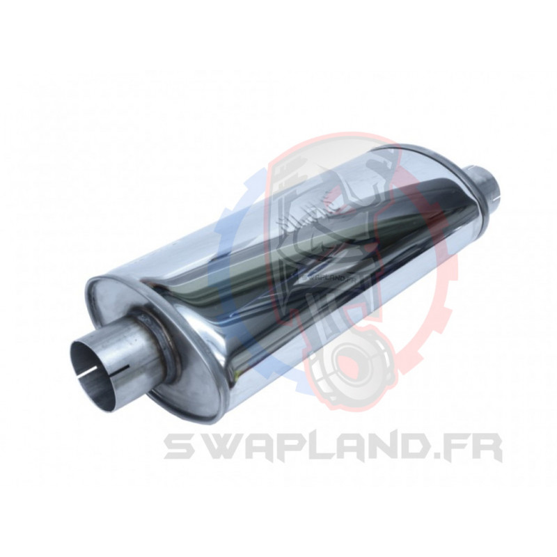 Silencieux inox Simons turbo 76mm.