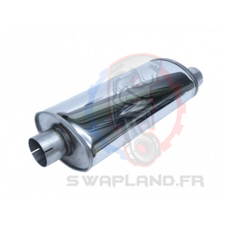 Silencieux inox Simons turbo 76mm.