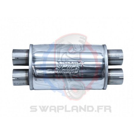 Silencieux inox Sinons duo 76mm.