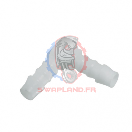 Raccord L nylon diamètre 13 mm 