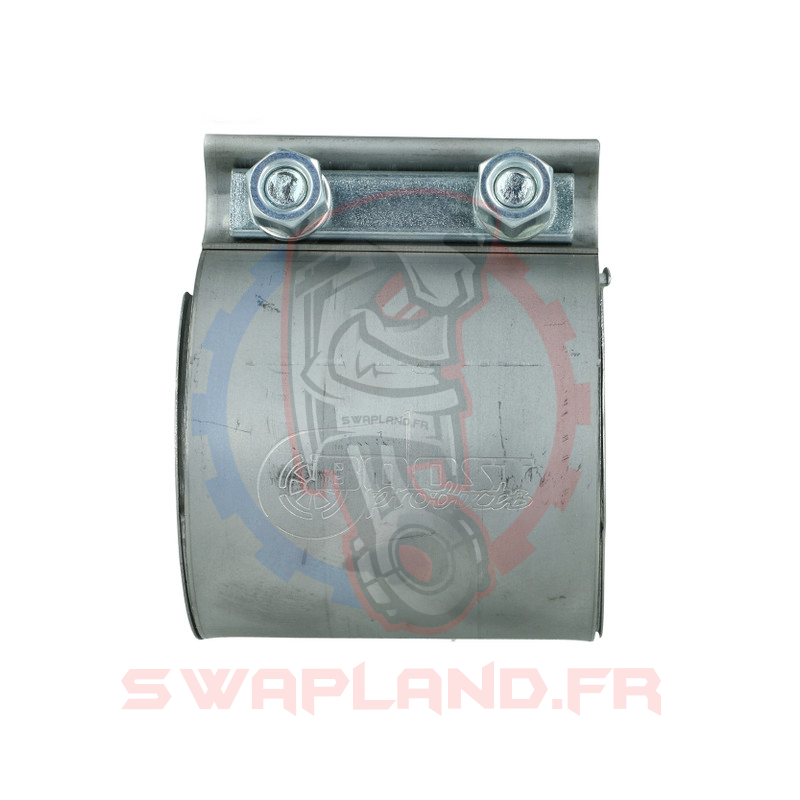 Raccord à visser double pour tube échappement Ø 76 mm -SWAPLAND-