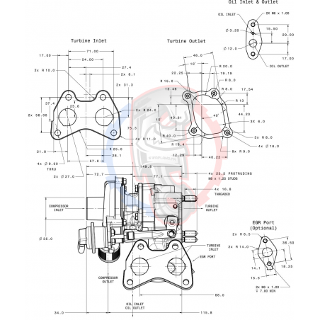 Turbo Garrett GT0632SZ AR 0.18 789997-5001S - Swapland -