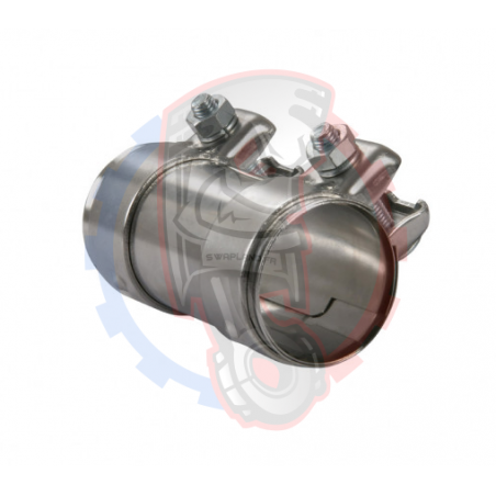 Raccord acier galvanisé à visser double Ø 76 mm -SWAPLAND-
