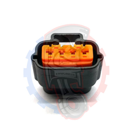 Connecteur 4 broches pré câblé pour capteur papillon - SWAPLAND -