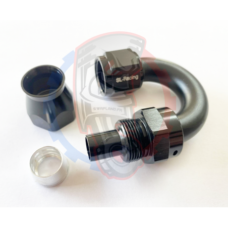Raccord 180° PTFE Dash 6 SL-Racing 