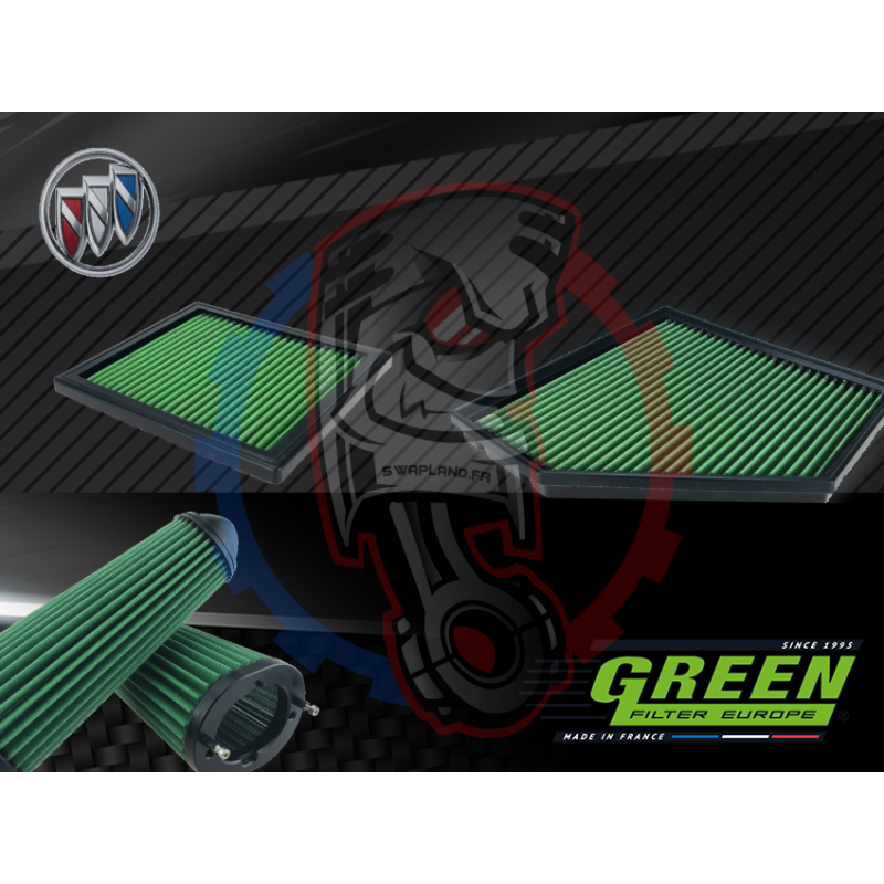 Filtre à air de remplacement Green Buick - Swapland -

