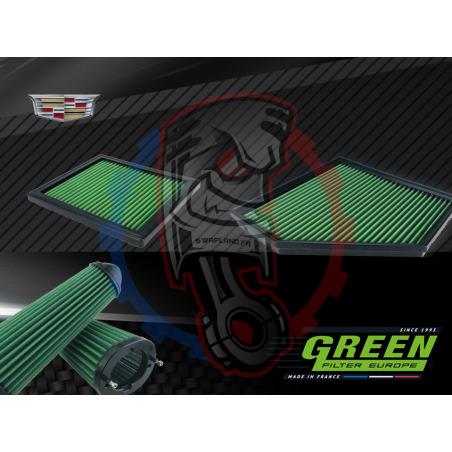 Filtre à air de remplacement Green Cadillac - Swapland -
