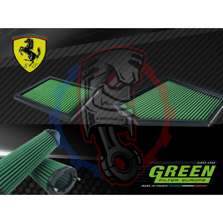 Filtre à air de remplacement Green Ferrari - Swapland -
