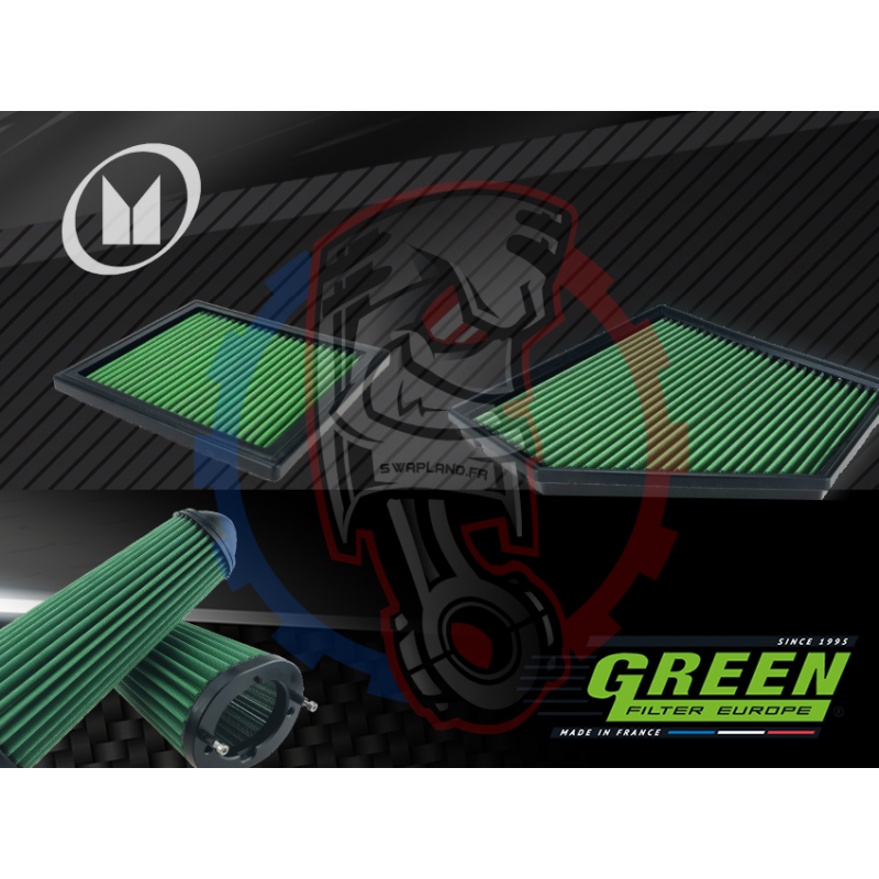 Filtre à air de remplacement Green Isuzu - Swapland -
