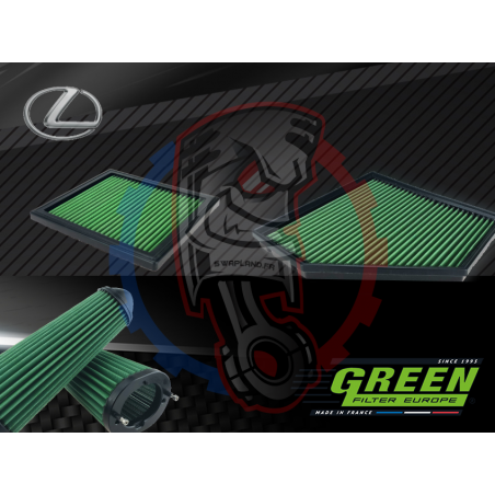 Filtre à air de remplacement Green Lexus - Swapland -
