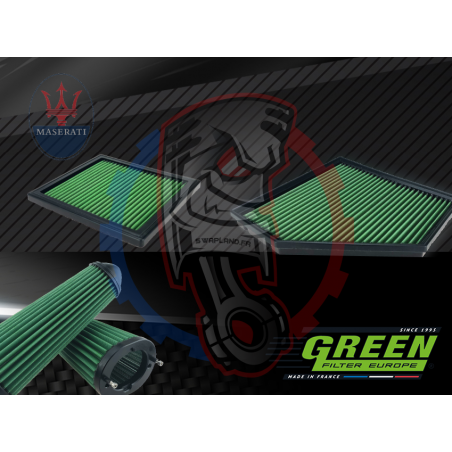 Filtre à air de remplacement Green Maserati - Swapland -
