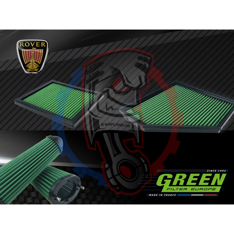 Filtre à air de remplacement Green Rover - Swapland -
