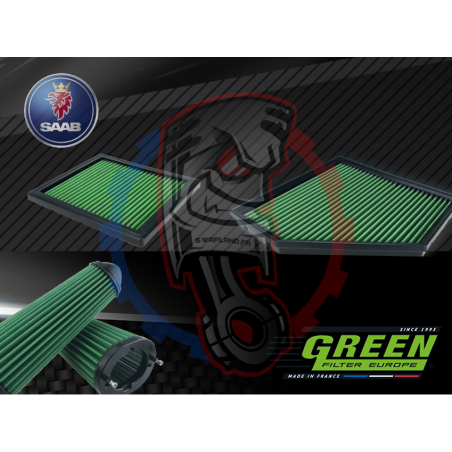 Filtre à air de remplacement Green Saab - Swapland -
