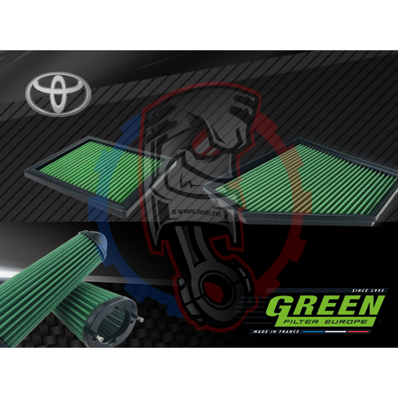 Filtre à air de remplacement Green Toyota - Swapland -
