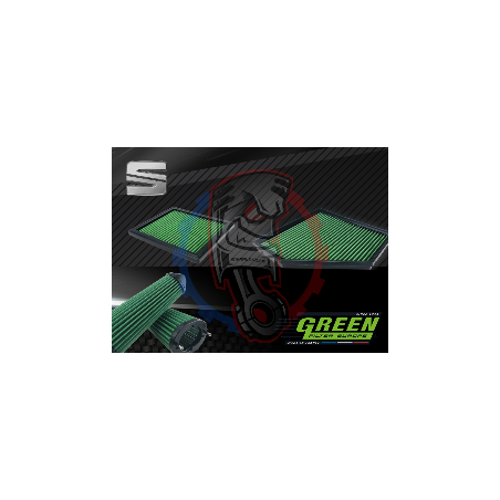 Filtre à air green de remplacement pour seat