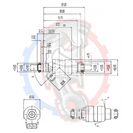 Injecteur Racetronix 168cc - Swapland