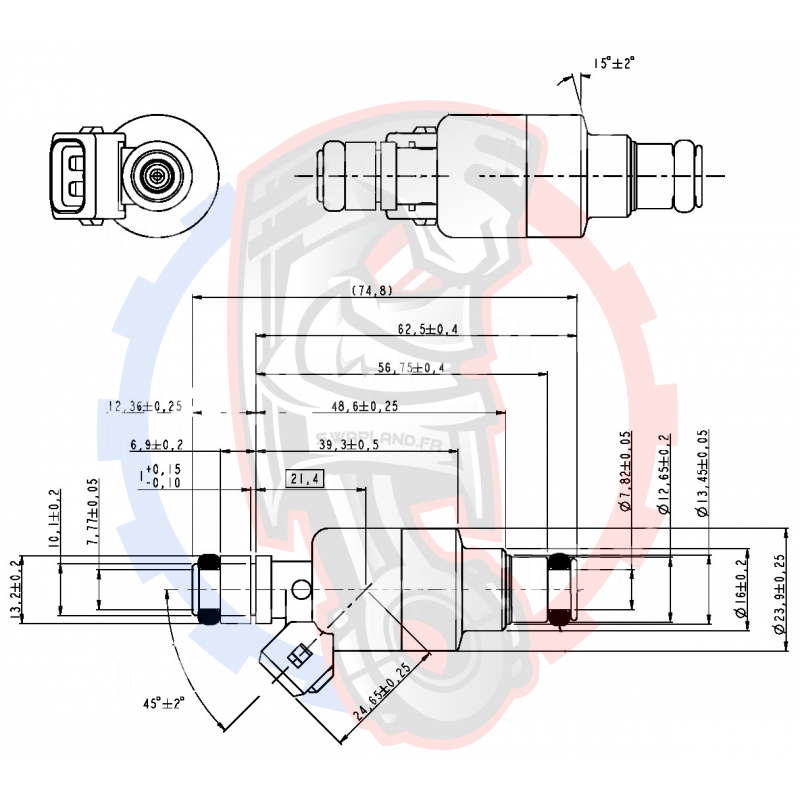Injecteur Racetronix 240cc - Swapland
