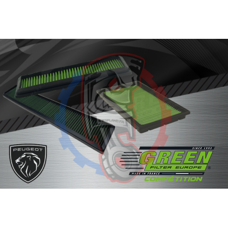 Filtre à air compétition Green Peugeot – Swapland -