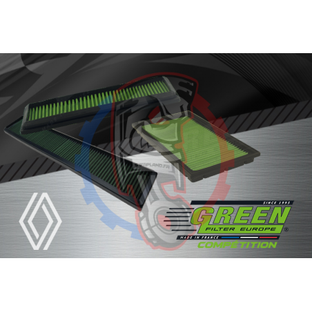 Filtre à air compétition Green Renault – Swapland -