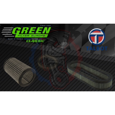 Filtre à air Classic Green Talbot – Swapland -