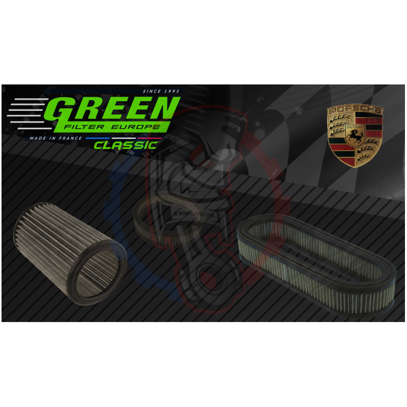 Filtre à air Classic Green Porsche – Swapland -