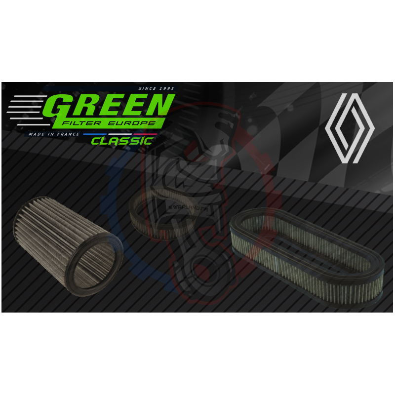 Filtre à air Classic Green Renault – Swapland -
