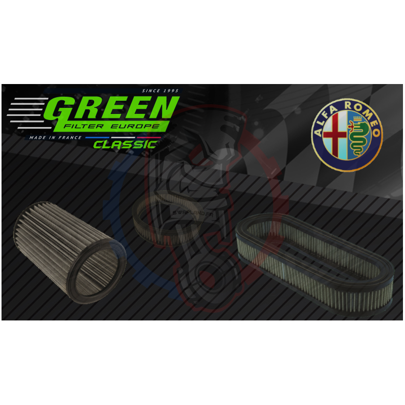 Filtre à air Classic Green Alfa Roméo – Swapland -
