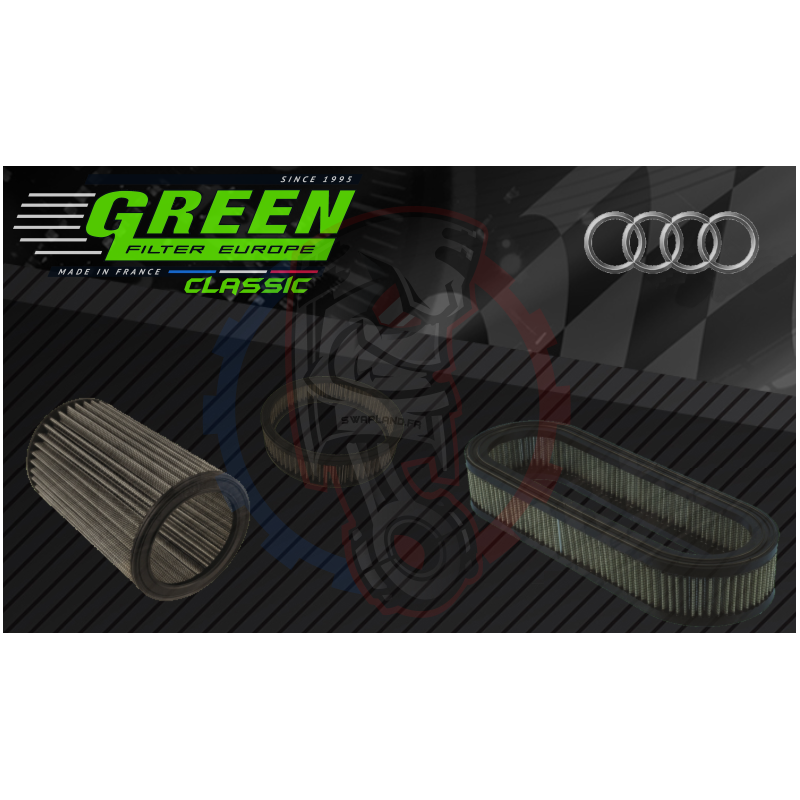 Filtre à air Classic Green Audi – Swapland -