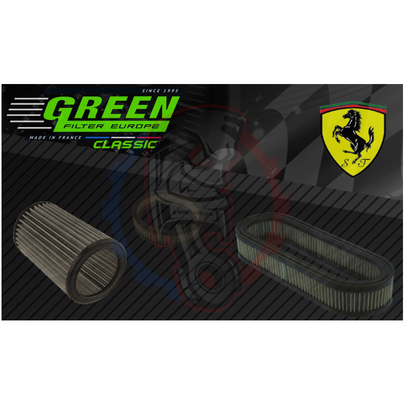 Filtre à air Classic Green Ferrari – Swapland -