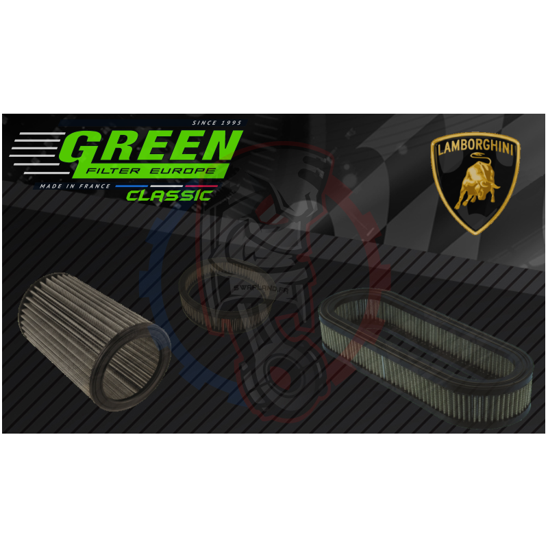 Filtre à air Classic Green Lamborghini – Swapland -
