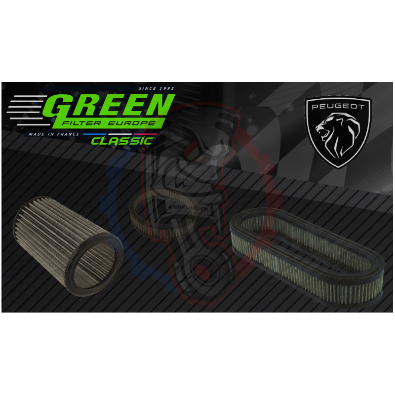 Filtre à air Classic Green Peugeot – Swapland -