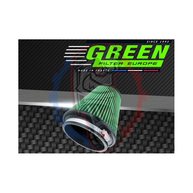 Conique oval Inox Green filter - Swapland -