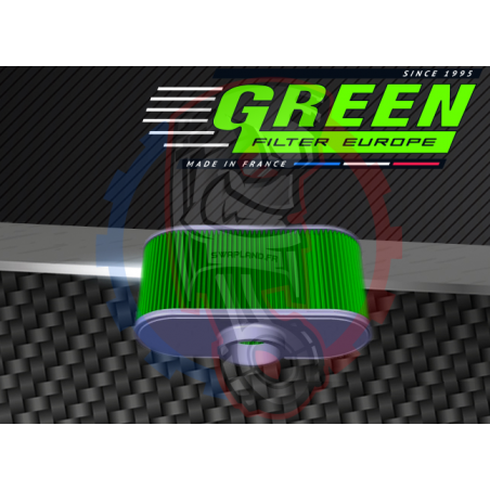 Cylindrique oval Caoutchouc Green filter - Swapland -