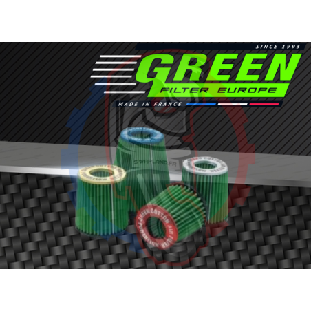 Cylindrique Power-flow Argent Green filter - Swapland -