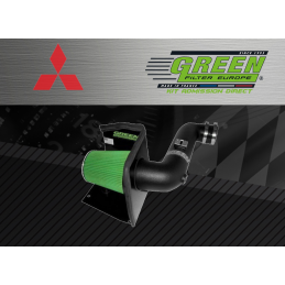 Kit d’admission direct Green pour Mitsubishi 