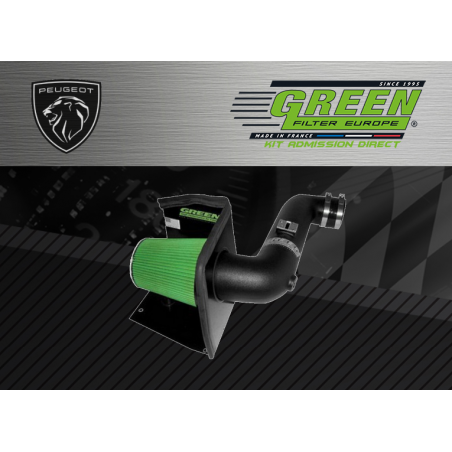 Kit d’admission direct Green pour Peugeot 