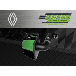 Kit d’admission direct Green pour Renault 