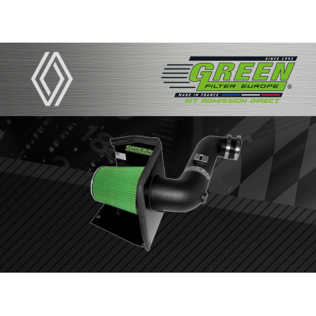 Kit d’admission direct Green pour Renault 