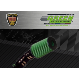 Kit d’admission direct Bi cone Green pour Rover 