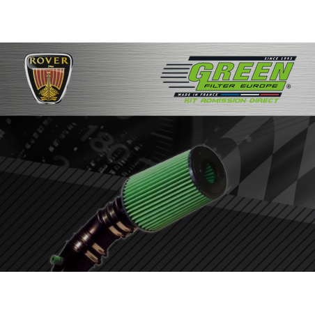 Kit d’admission direct Bi cone Green pour Rover 
