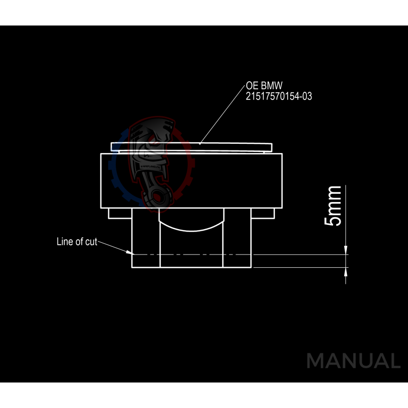 Kit embrayage conversion moteur Toyota 2JZ 1JZ pour boite BMW N54