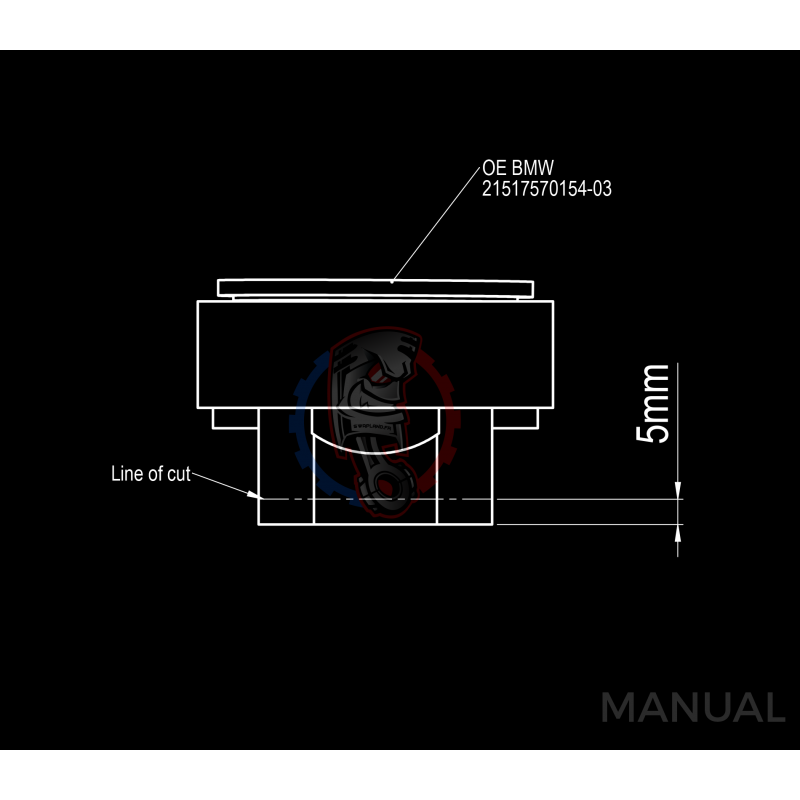 Kit embrayage conversion moteur Toyota 2JZ 1JZ pour boite BMW M57 HGU