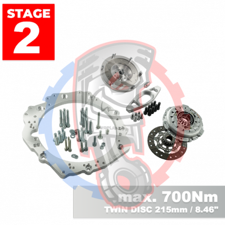 Kit embrayage conversion moteur Toyota 2JZ 1JZ pour boite BMW M57 HGD