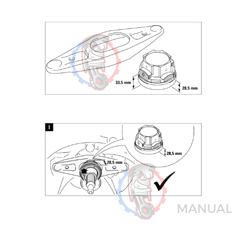 Kit embrayage Stage 1 conversion moteur Nissan SR pour boite BMW M57 HGD JGA