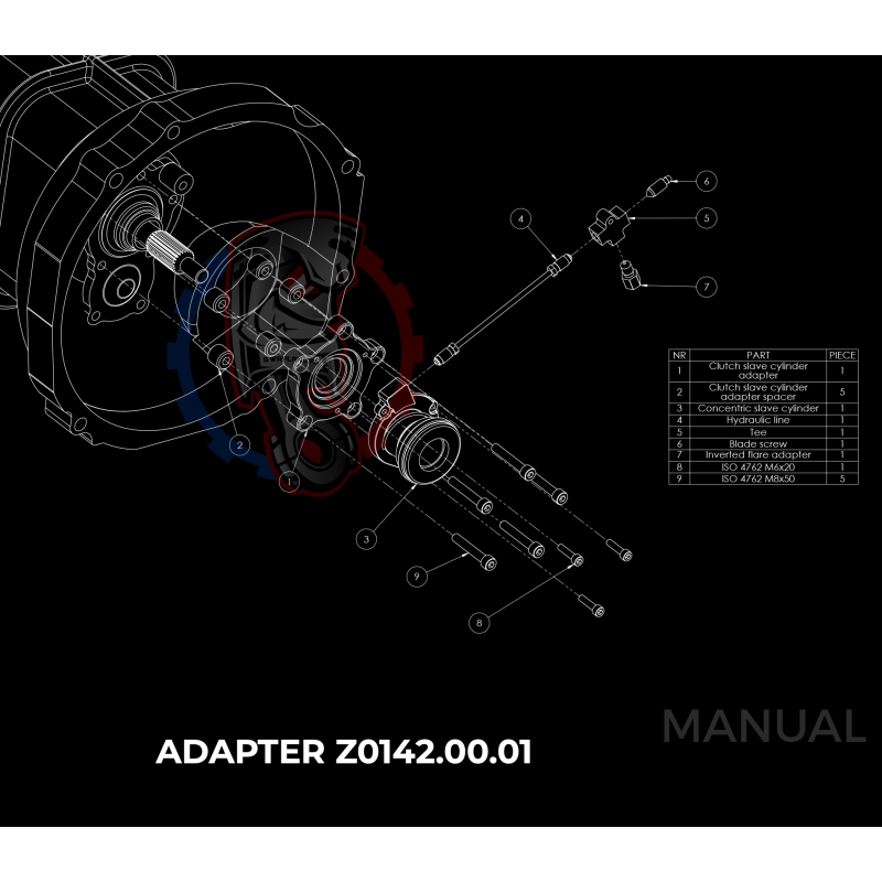 Kit embrayage Stage 1 conversion moteur Honda S2000 boite 6 Mazda RX-8